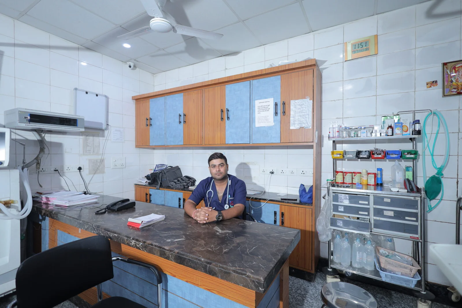 ICU Nursing Station - Sapphire Hospital Agra